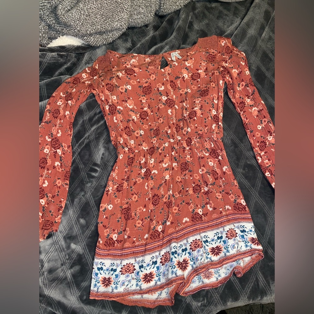 Long sleeve romper